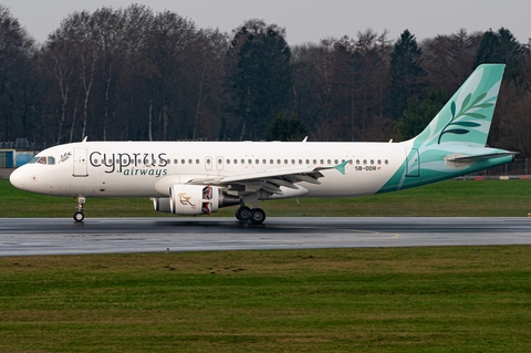 Cyprus Airways Airbus A320-214 (5B-DDR) at  Hamburg - Fuhlsbuettel (Helmut Schmidt), Germany