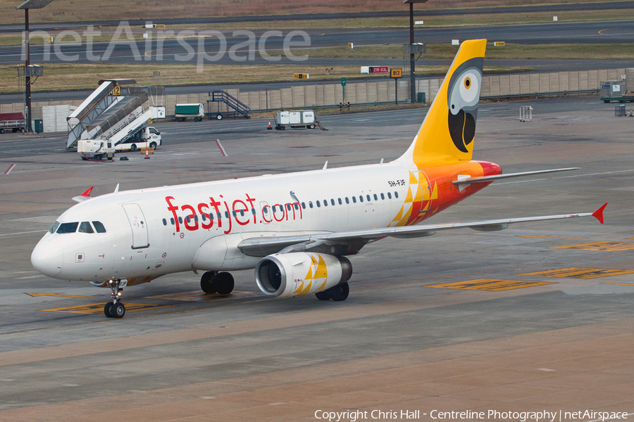 Fastjet Tanzania Airbus A319-131 (5H-FJF) | Photo 152786