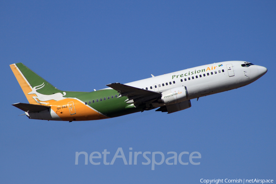 Precision Air Boeing 737-3Y0 (5H-PAZ) | Photo 8294