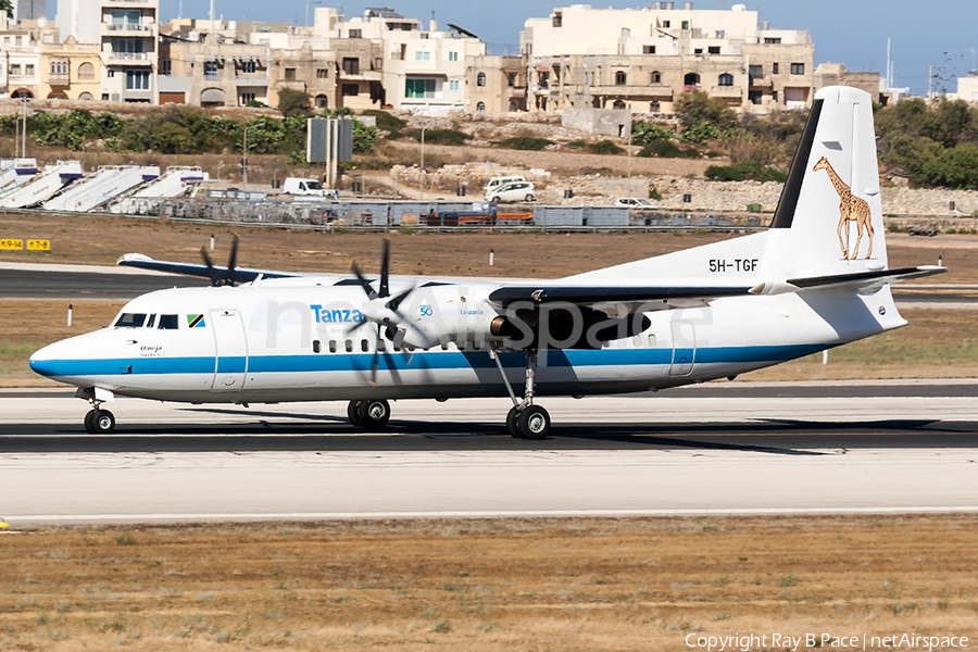 Tanzanian Government Fokker 50 (5H-TGF) | Photo 456715