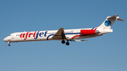 Afrijet McDonnell Douglas MD-82 (5N-BKI) at  Gran Canaria, Spain