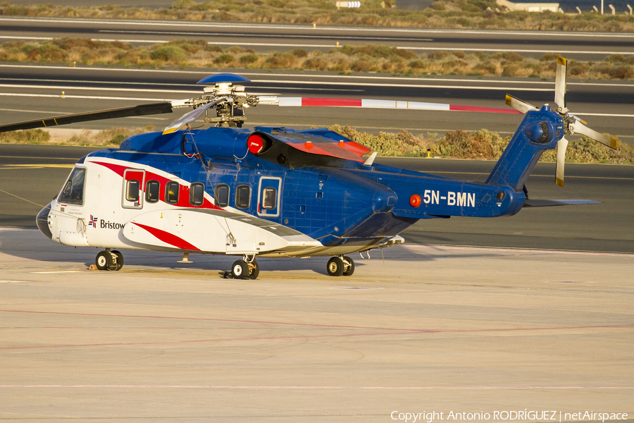 Bristow Helicopters Nigeria Sikorsky S-92A Helibus (5N-BMN) | Photo 203880