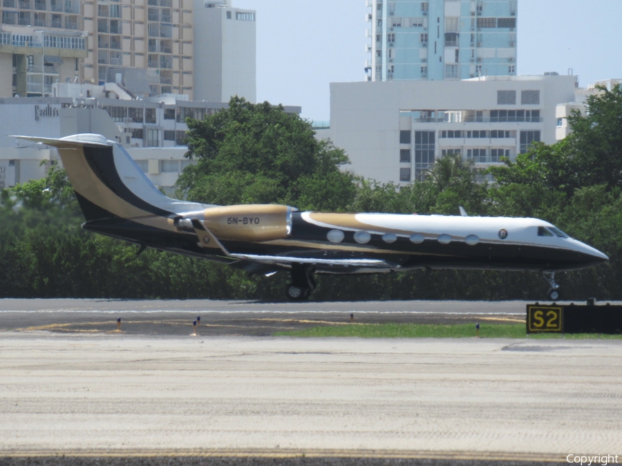 (Private) Gulfstream G-IV SP (5N-BYO) | Photo 453563