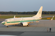 Nigerian Air Force Boeing 737-7N6(BBJ) (5N-FGT) at  Lübeck-Blankensee, Germany