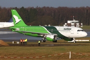 First Nation Airways Airbus A319-113 (5N-FNE) at  Hamburg - Fuhlsbuettel (Helmut Schmidt), Germany