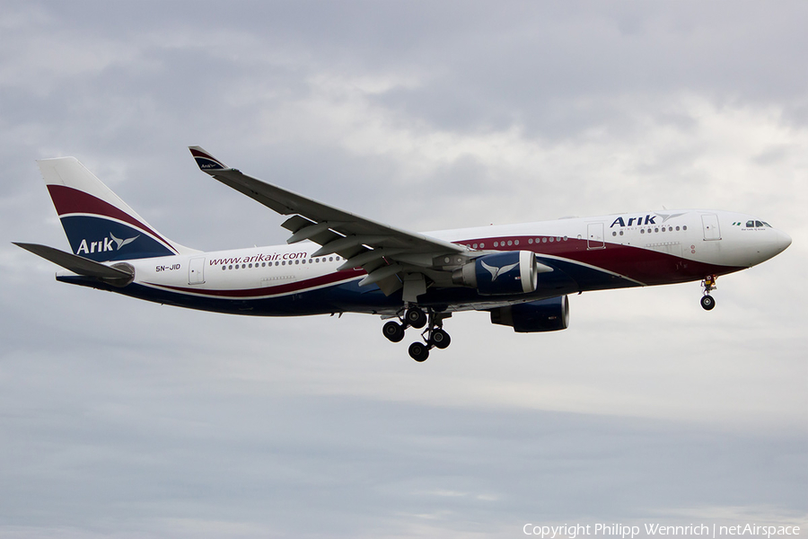 Arik Air Airbus A330-223 (5N-JID) | Photo 115231