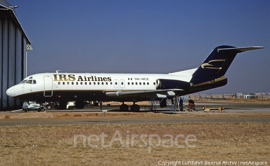 IRS Airlines Fokker F28-4000 Fellowship (5N-NCZ) | Photo 408782