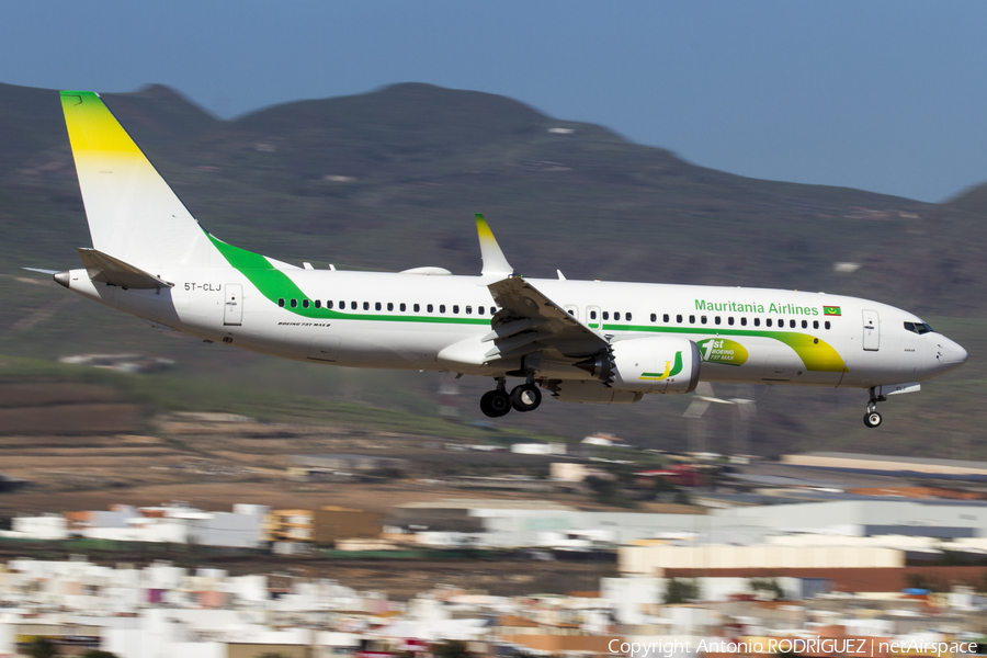 Mauritania Airlines Boeing 737-8 MAX (5T-CLJ) | Photo 216238