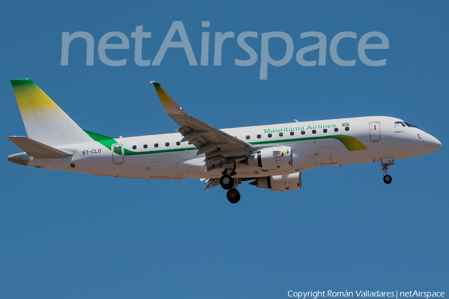 Mauritania Airlines Embraer ERJ-175LR (ERJ-170-200LR) (5T-CLO) | Photo 336363