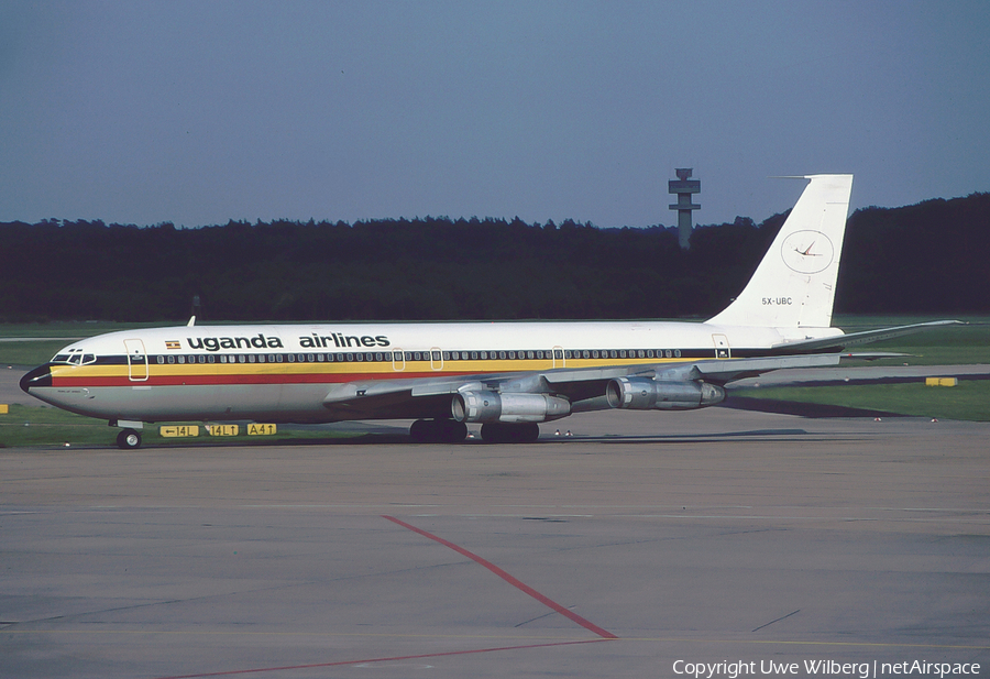 Uganda Airlines Boeing 707-338C (5X-UBC) | Photo 76517