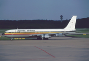 Uganda Airlines Boeing 707-338C (5X-UBC) at  Cologne/Bonn, Germany