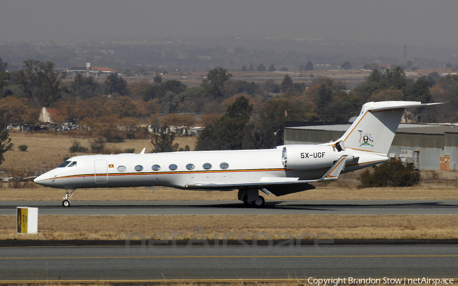 Ugandan Government Gulfstream G-V-SP (G550) (5X-UGF) | Photo 308878
