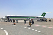 African Express Airways McDonnell Douglas MD-82 (5Y-AXL) at  Mogadishu - Aden Adde International, Somalia