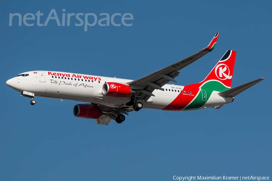 Kenya Airways Boeing 737-8HX (5Y-CYA) | Photo 392468