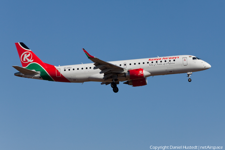 Kenya Airways Embraer ERJ-190AR (ERJ-190-100IGW) (5Y-FFJ) | Photo 443979