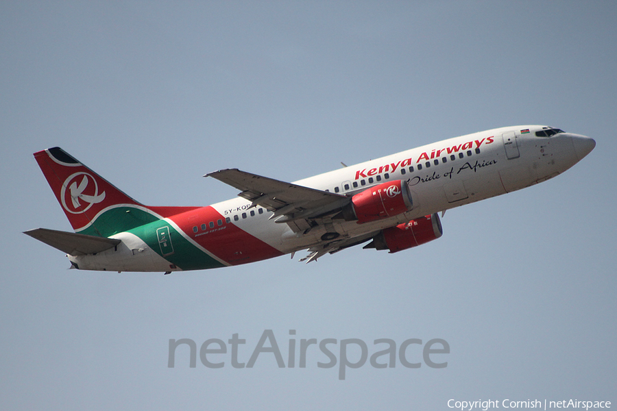 Kenya Airways Boeing 737-3U8 (5Y-KQB) | Photo 8679