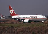 Kenya Airways Boeing 737-7U8 (5Y-KQG) at  Johannesburg - O.R.Tambo International, South Africa