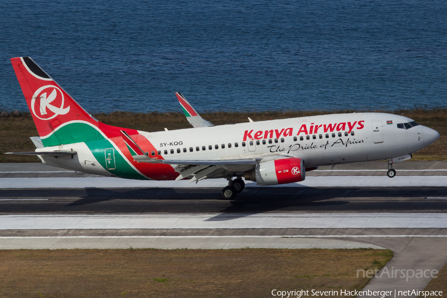 Kenya Airways Boeing 737-7U8 (5Y-KQG) | Photo 198437
