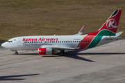 Kenya Airways Boeing 737-7U8 (5Y-KQG) at  Mahe Island - Seychelles International, Seychelles