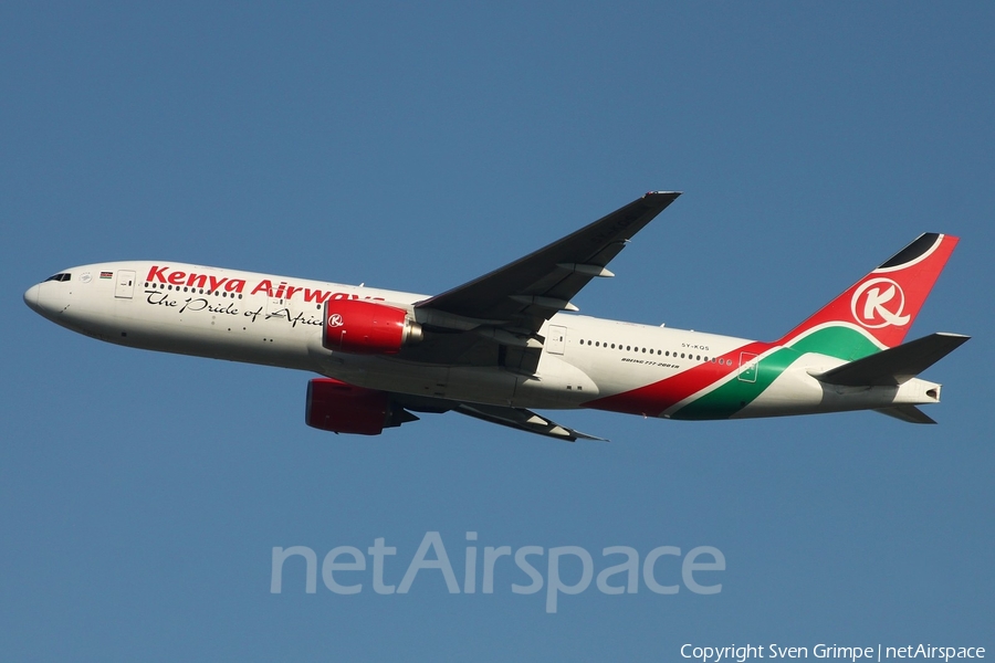 Kenya Airways Boeing 777-2U8(ER) (5Y-KQS) | Photo 14608