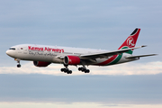 Kenya Airways Boeing 777-2U8(ER) (5Y-KQS) at  London - Heathrow, United Kingdom