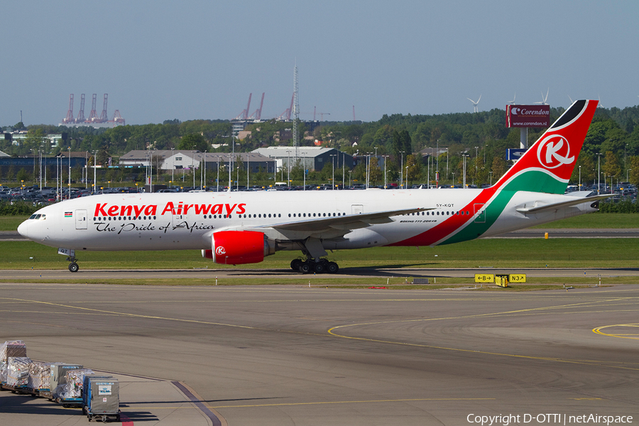 Kenya Airways Boeing 777-2U8(ER) (5Y-KQT) | Photo 358503