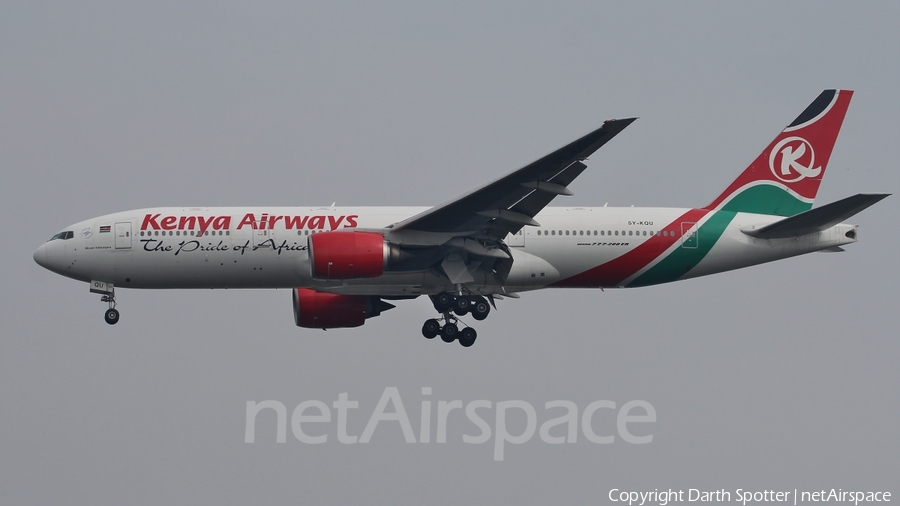 Kenya Airways Boeing 777-2U8(ER) (5Y-KQU) | Photo 216056