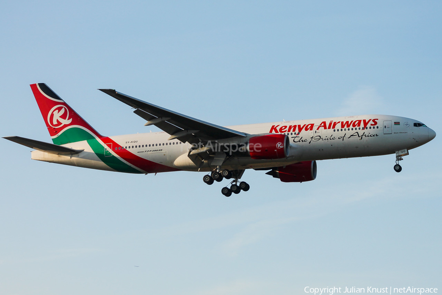 Kenya Airways Boeing 777-2U8(ER) (5Y-KQU) | Photo 157750