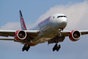 Kenya Airways Boeing 777-2U8(ER) (5Y-KQU) at  London - Heathrow, United Kingdom