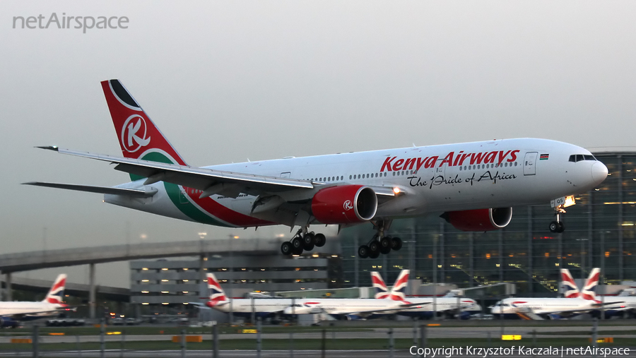 Kenya Airways Boeing 777-2U8(ER) (5Y-KQU) | Photo 42696