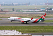 Kenya Airways Boeing 737-8Q8 (5Y-KYE) at  Johannesburg - O.R.Tambo International, South Africa