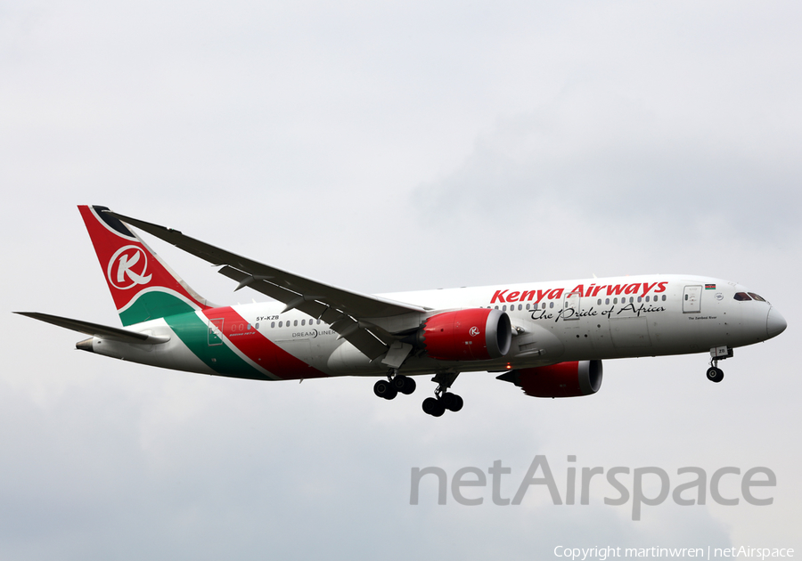 Kenya Airways Boeing 787-8 Dreamliner (5Y-KZB) | Photo 232255