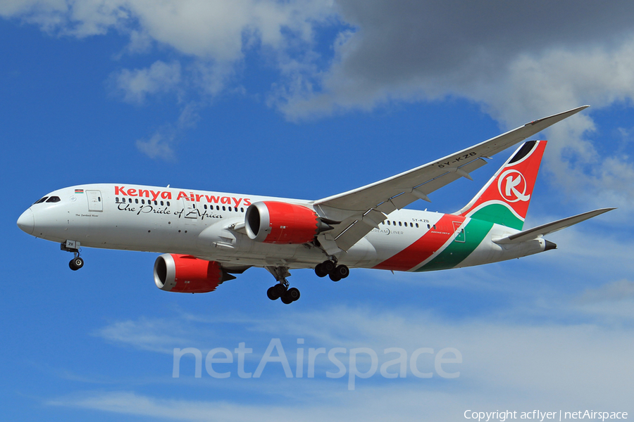 Kenya Airways Boeing 787-8 Dreamliner (5Y-KZB) | Photo 397630