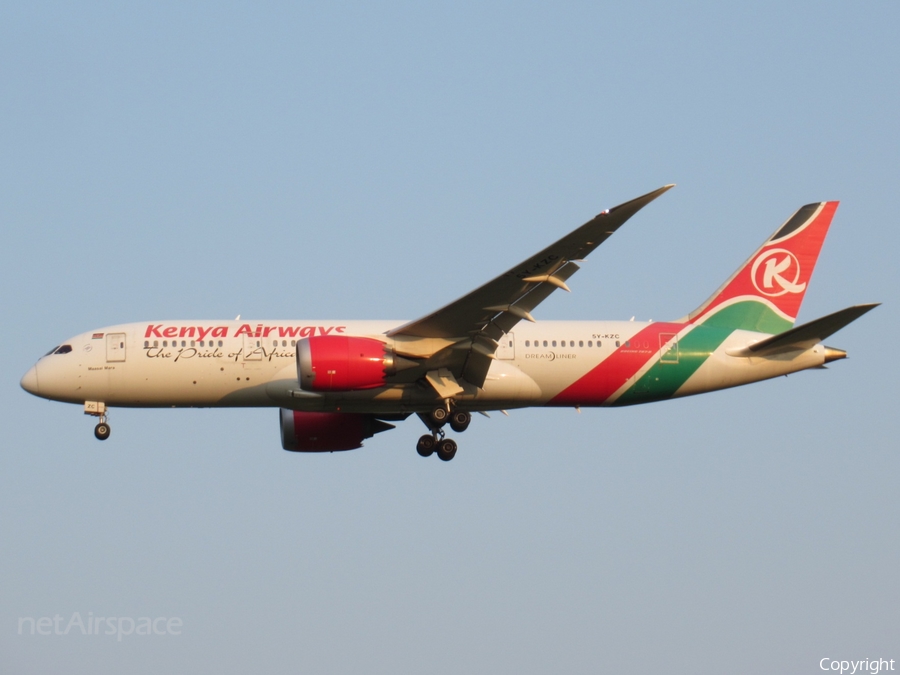 Kenya Airways Boeing 787-8 Dreamliner (5Y-KZC) | Photo 529856