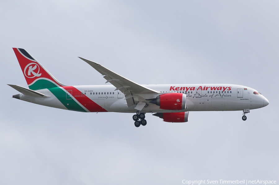 Kenya Airways Boeing 787-8 Dreamliner (5Y-KZC) | Photo 120737