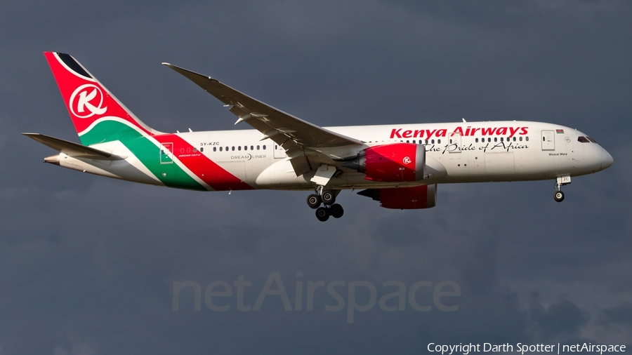 Kenya Airways Boeing 787-8 Dreamliner (5Y-KZC) | Photo 181351