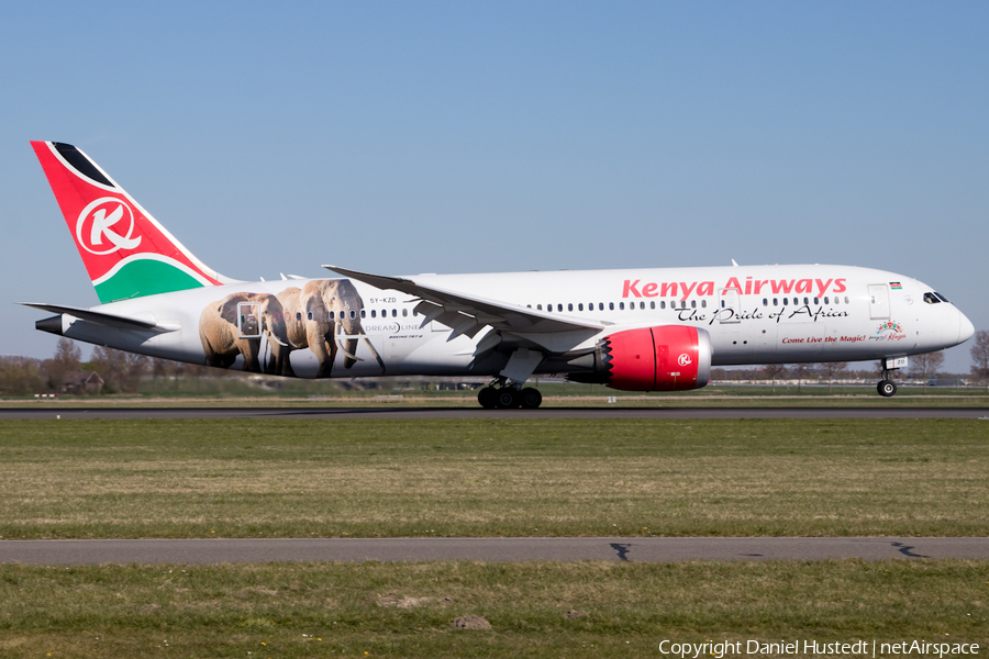 Kenya Airways Boeing 787-8 Dreamliner (5Y-KZD) | Photo 512416