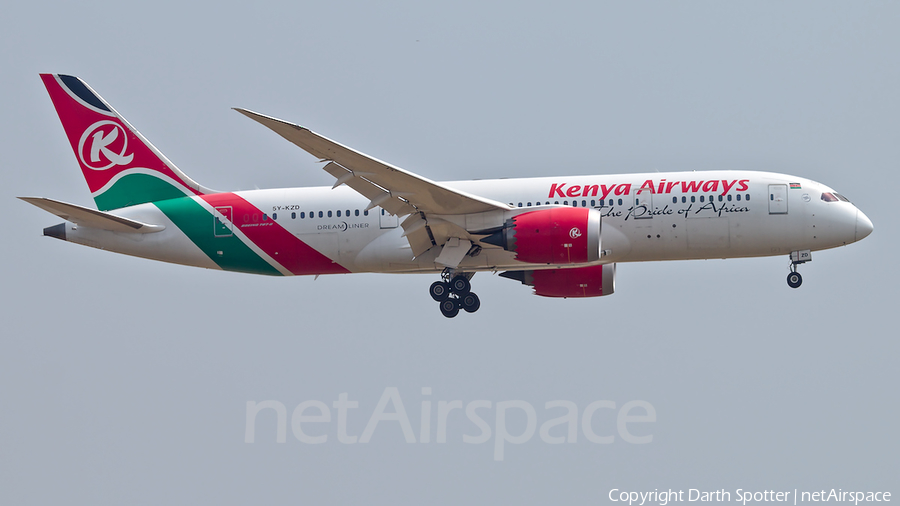 Kenya Airways Boeing 787-8 Dreamliner (5Y-KZD) | Photo 313049