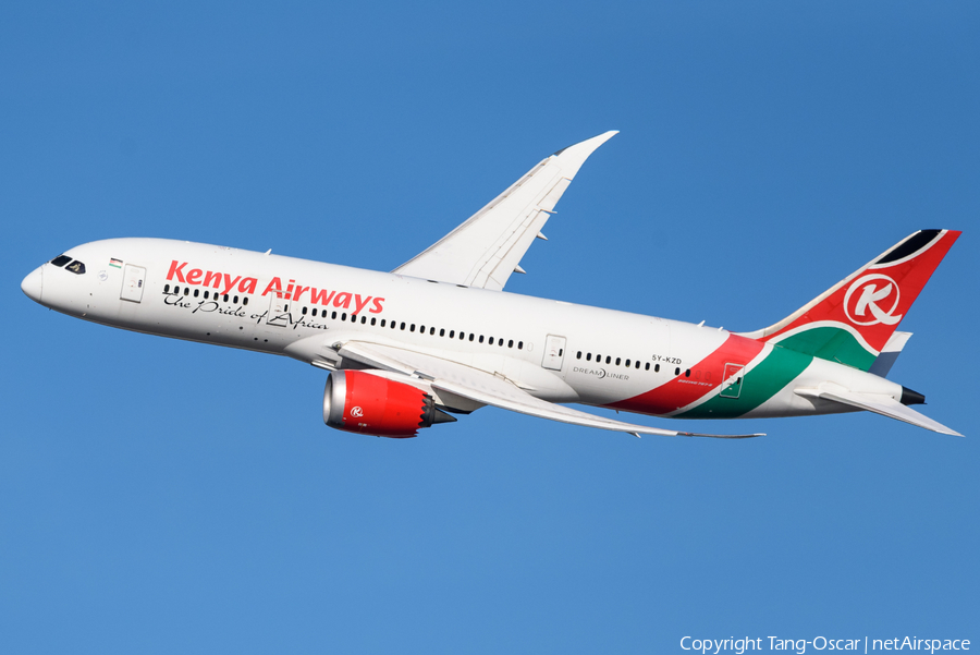 Kenya Airways Boeing 787-8 Dreamliner (5Y-KZD) | Photo 425492