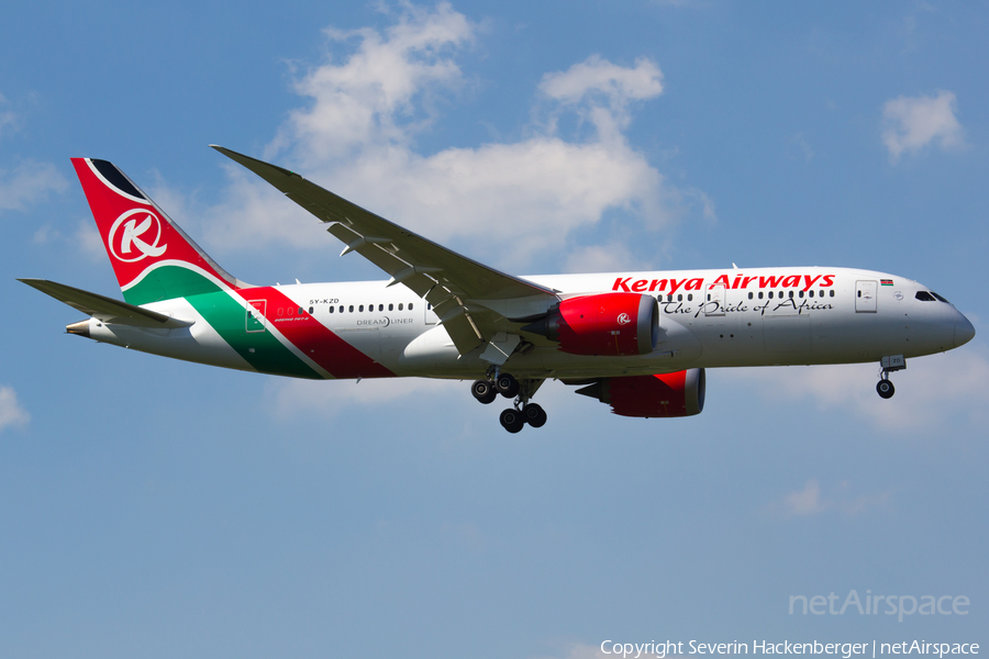 Kenya Airways Boeing 787-8 Dreamliner (5Y-KZD) | Photo 205105