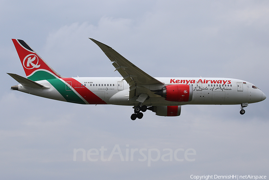 Kenya Airways Boeing 787-8 Dreamliner (5Y-KZD) | Photo 395737