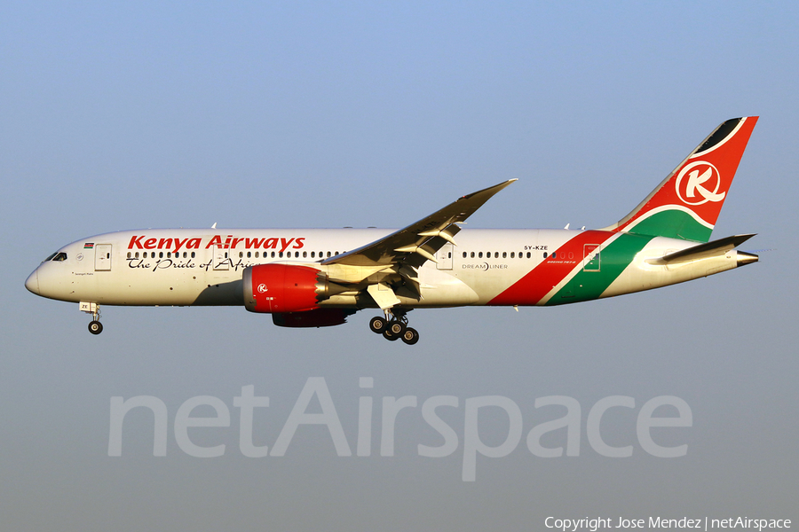 Kenya Airways Boeing 787-8 Dreamliner (5Y-KZE) | Photo 349815