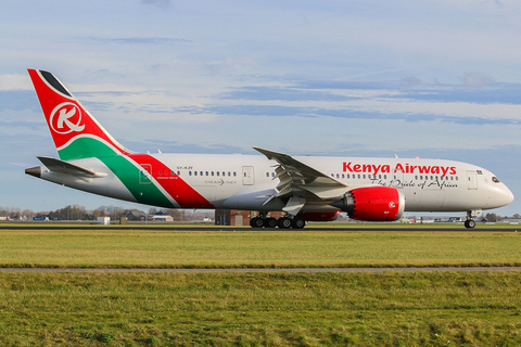 Kenya Airways Boeing 787-8 Dreamliner (5Y-KZF) at  Amsterdam - Schiphol, Netherlands
