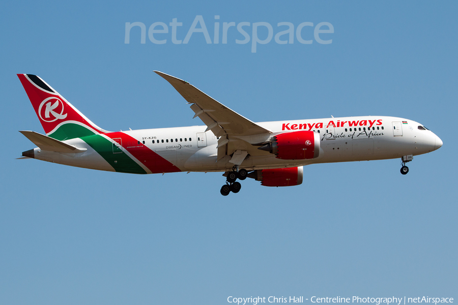 Kenya Airways Boeing 787-8 Dreamliner (5Y-KZG) | Photo 120374