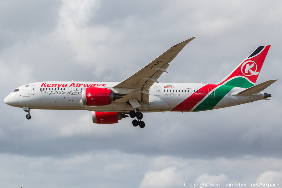 Kenya Airways Boeing 787-8 Dreamliner (5Y-KZG) | Photo 344046