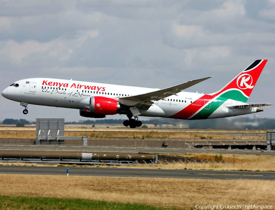 Kenya Airways Boeing 787-8 Dreamliner (5Y-KZH) | Photo 374407