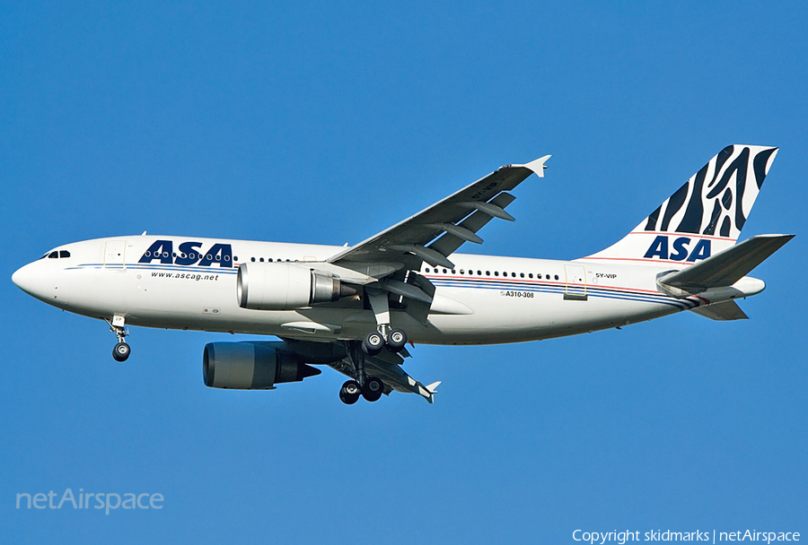 African Safari Airways Airbus A310-308 (5Y-VIP) | Photo 200180