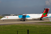 Blue Bird Aviation Bombardier DHC-8-402Q (5Y-VVO) at  Maastricht-Aachen, Netherlands