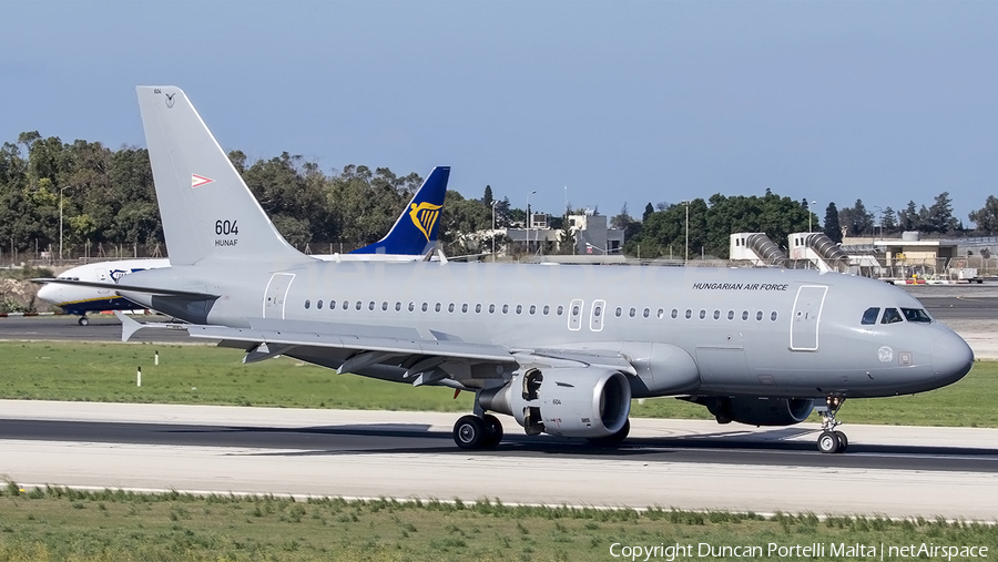 Hungarian Air Force Airbus A319-112 (604) | Photo 530073