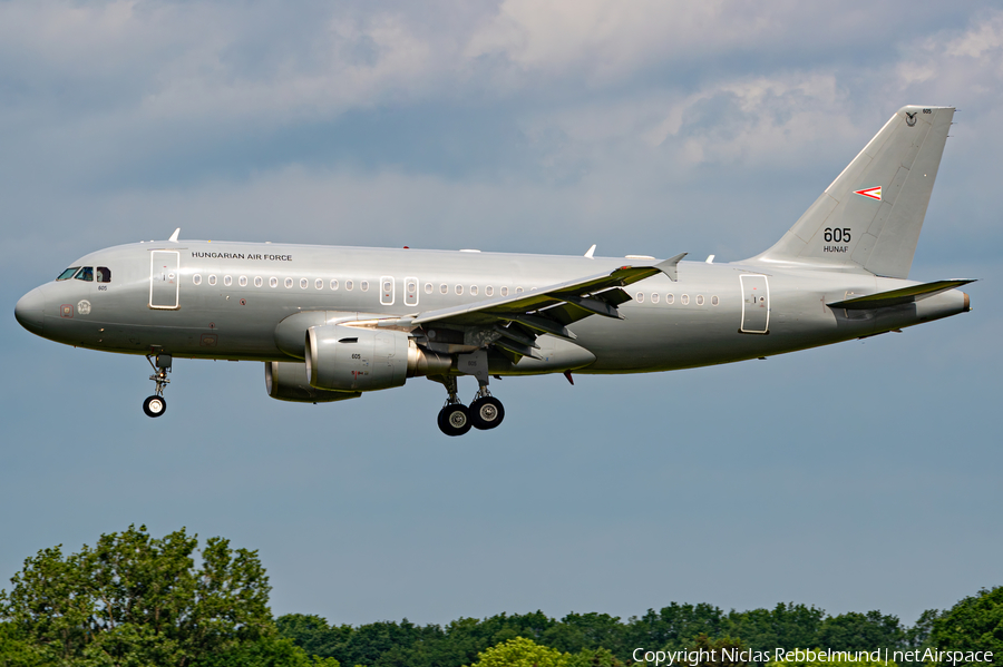Hungarian Air Force (Magyar Légierő) Airbus A319-112 (605) | Photo 511257